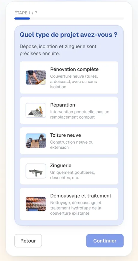 Son projet : capture du simulateur sur téléphone
